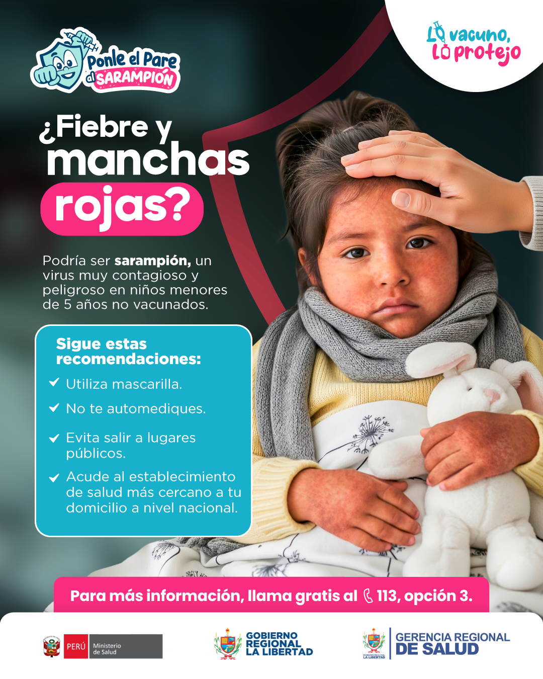 Fiebre y manchas rojas